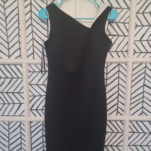 Black Calvin Klein Midlength Dress